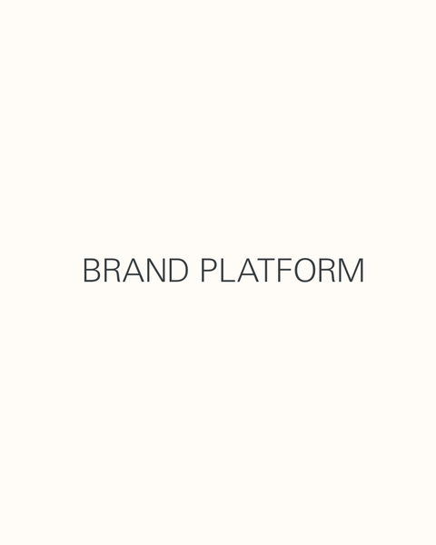 Workshop Brand Platform